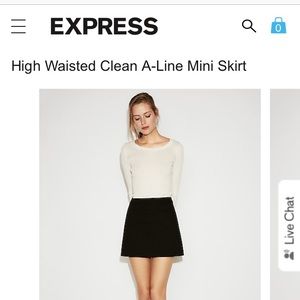 Black Express skirt